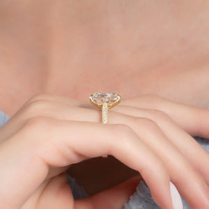 The Catherine Set With A 2 Carat Radiant Lab Diamond