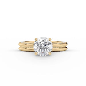 The Claire Set With A 1.5 Carat Round Lab Diamond
