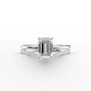 The Low Profile Kamellie Set With A 1.5 Carat Emerald Lab Diamond