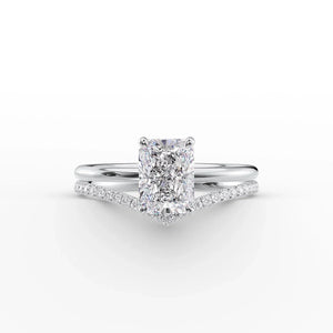 The Low Profile Kamellie Set With A 1.5 Carat Radiant Lab Diamond