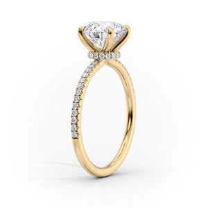 The Pave Nelly Set With A 3 Carat Princess Lab Diamond
