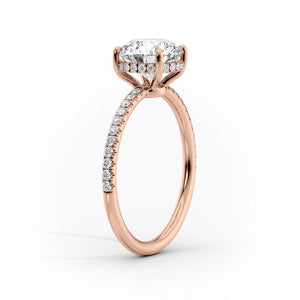 The Low Profile Kamellie Set With A 1.5 Carat Round Lab Diamond