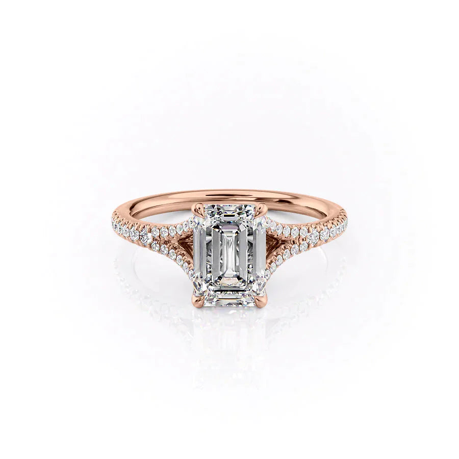 The Jade Set With A 2.5 Carat Emerald Lab Diamond