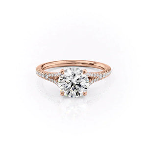 The Jade Set With A 1.5 Carat Round Lab Diamond