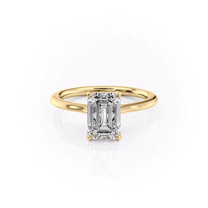 The Madison Set With A 2.5 Carat Emerald Lab Diamond