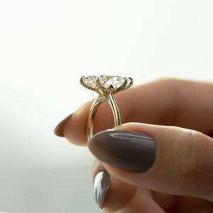 The Madison Set With A 3 Carat Marquise Lab Diamond