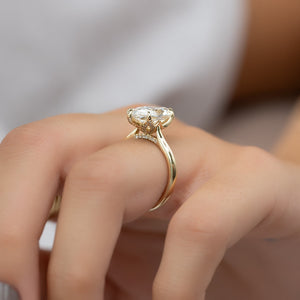 The Madison Set With A Marquise Lab Diamond