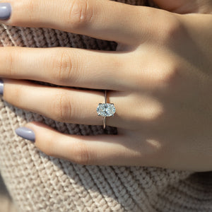 The Madison Set With A 2 Carat Oval Lab Diamond