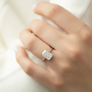 The Madison Set With A Radiant Lab Diamond