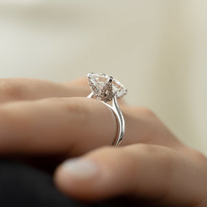 The Madison Set With A 3 Carat Radiant Lab Diamond