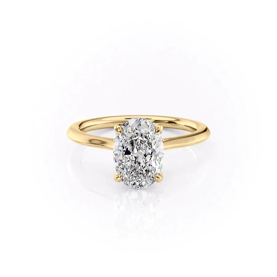 The Madison Set With A 2 Carat Oval Lab Diamond