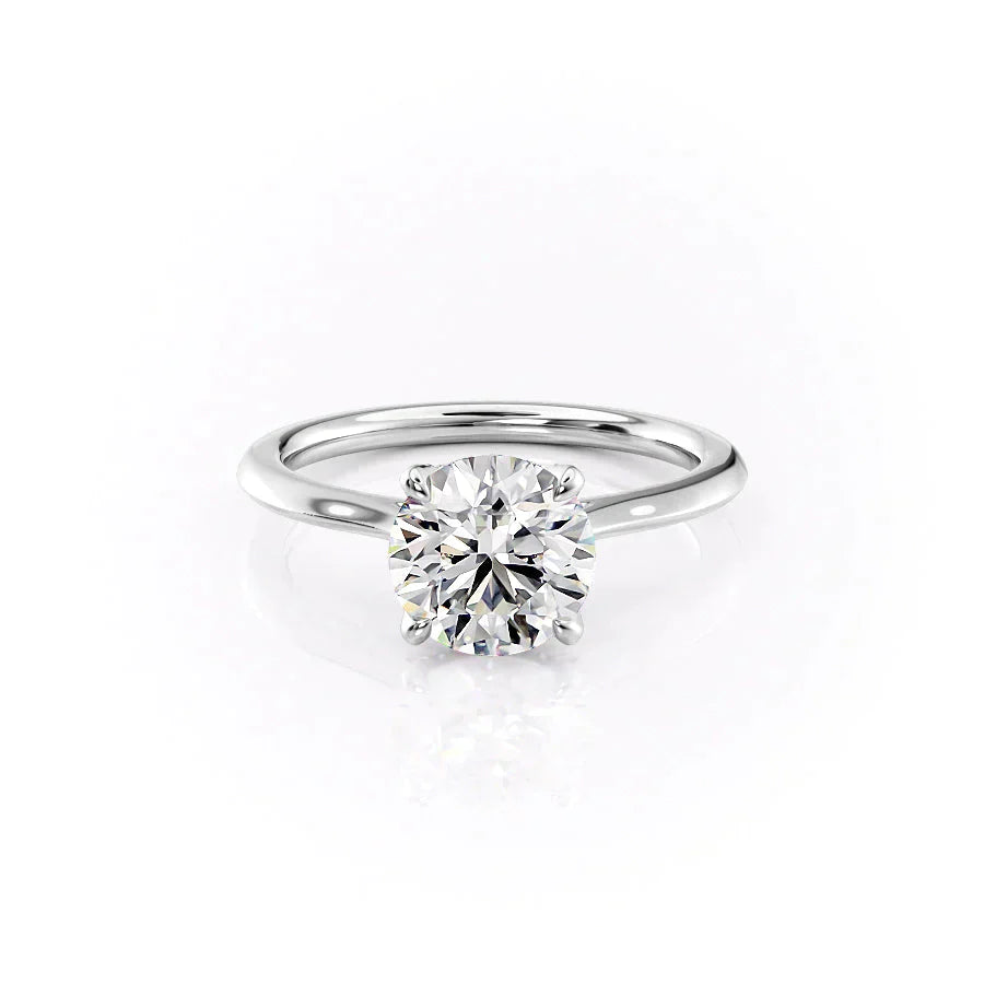The Madison Set With A 2.5 Carat Round Lab Diamond