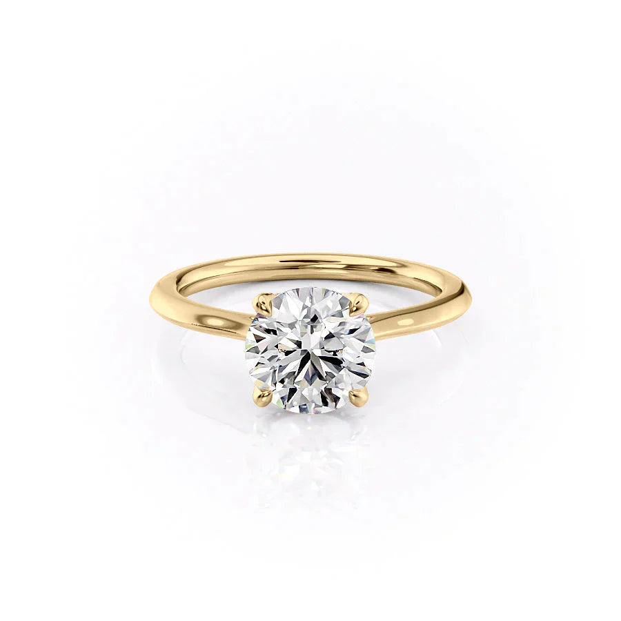 The Madison Set With A 2.5 Carat Round Lab Diamond