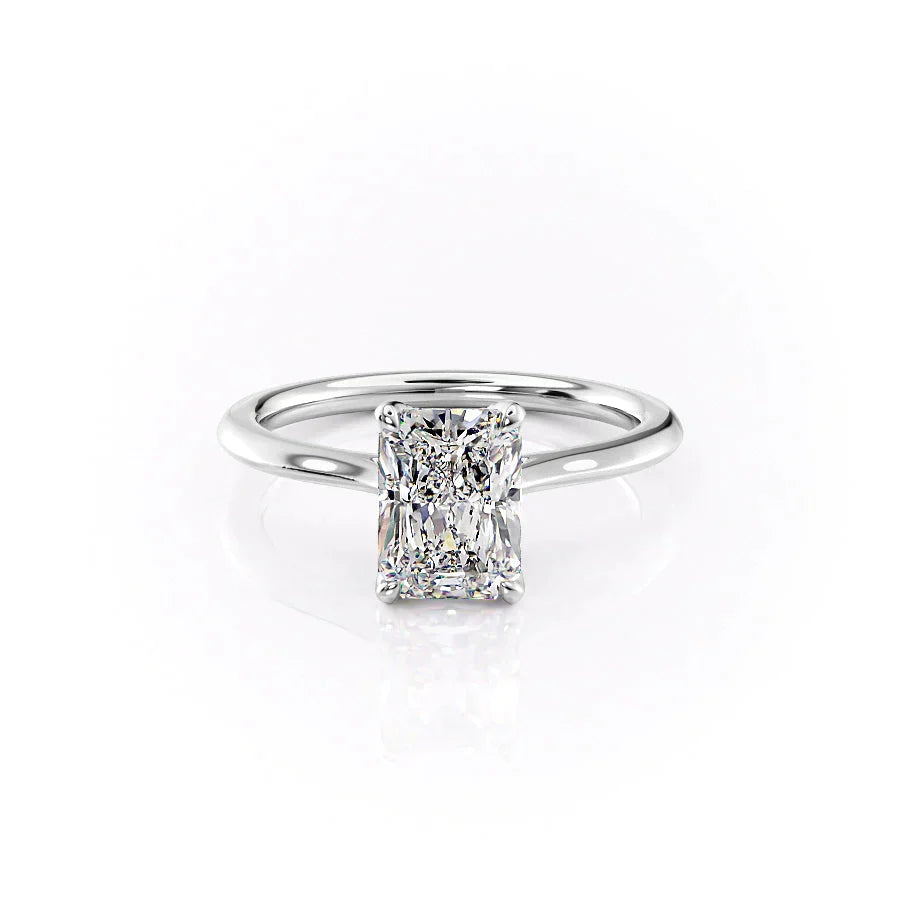 The Madison Set With A 1 Carat Radiant Lab Diamond