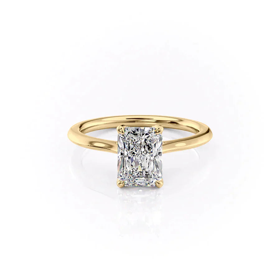 The Madison Set With A 1 Carat Radiant Lab Diamond