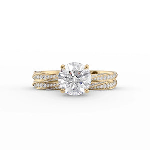 The Caroline Set With A 1.5 Carat Round Lab Diamond