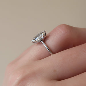 The Lexie Set With A 2 Carat Marquise Moissanite