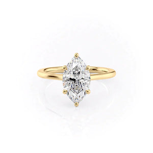 The Lexie Set With A 1 Carat Marquise Lab Diamond