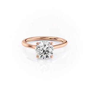 The Lexie Set With A 1.5 Carat Round Lab Diamond