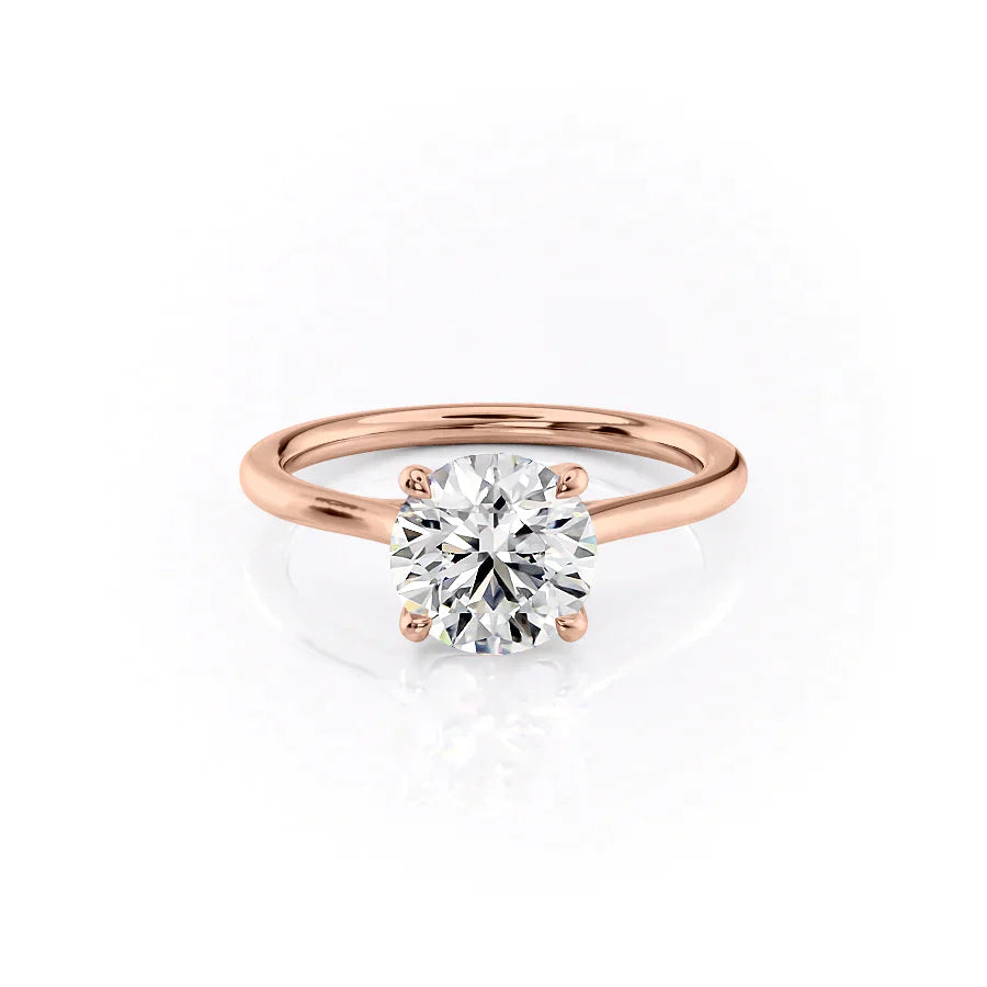 The Lexie Set With A 3 Carat Round Moissanite