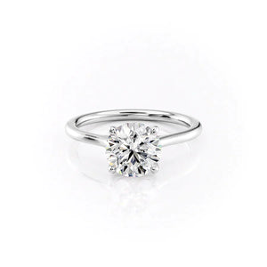 The Lexie Set With A 2 Carat Round Moissanite