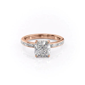 The Jennifer Set With A 2 Carat Cushion Lab Diamond