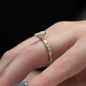 The Jennifer Set With A 1.5 Carat Emerald Lab Diamond