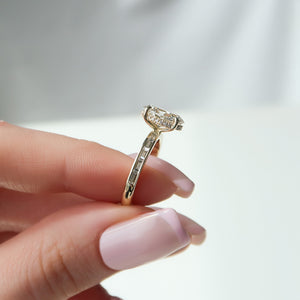 The Jennifer Set With A 2 Carat Oval Lab Diamond