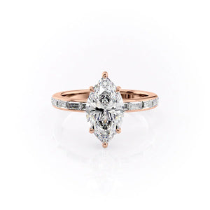 The Jennifer Set With A Marquise Moissanite