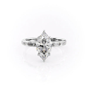 The Jennifer Set With A Marquise Moissanite