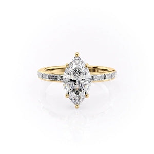 The Jennifer Set With A Marquise Moissanite