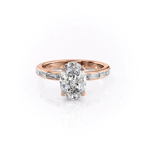 The Jennifer Set With A 2 Carat Oval Lab Diamond
