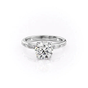 The Jennifer Set With A 1 Carat Round Lab Diamond