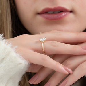 The Ashley Set With A 3 Carat Elongated Cushion Lab Diamond