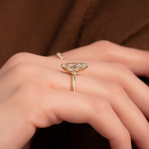 The Ashley Set With A 2 Carat Marquise Lab Diamond