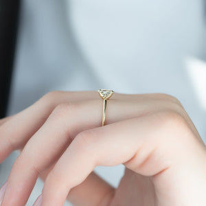 The Ashley Set With A 3 Carat Oval Lab Diamond