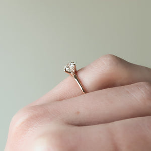 The Ashley Set With A 1 Carat Round Lab Diamond