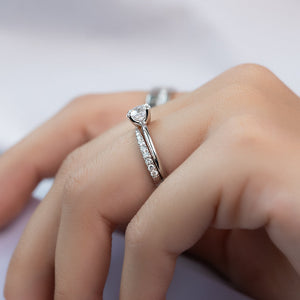 The Ashley Set With A 2 Carat Round Lab Diamond