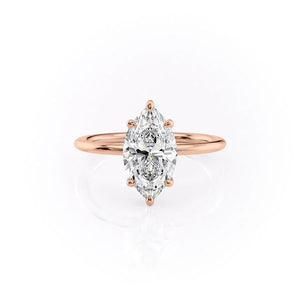 The Ashley Set With A Marquise Moissanite