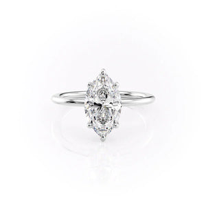 The Ashley Set With A Marquise Moissanite