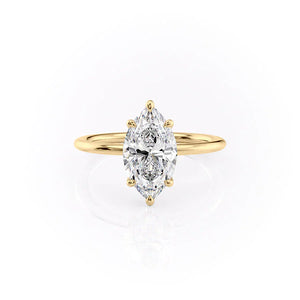 The Ashley Set With A Marquise Moissanite