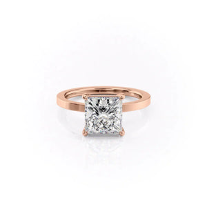 The Eleanor Set With A 4 Carat Princess Moissanite