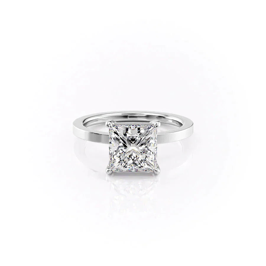 The Eleanor Set With A 1 Carat Princess Lab Diamond