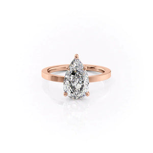 The Eleanor Set With A 3 Carat Pear Lab Diamond