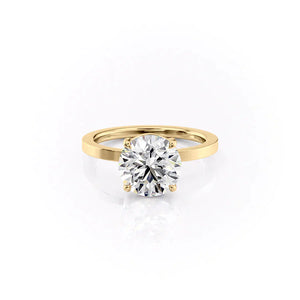 The Eleanor Set With A 1 Carat Round Lab Diamond