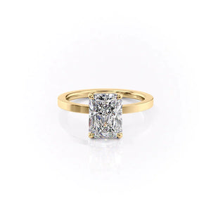 The Eleanor Set With A 2 Carat Radiant Lab Diamond