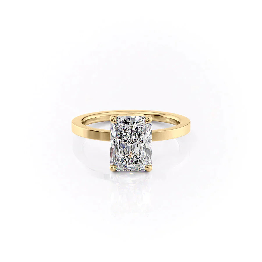 The Eleanor Set With A 1 Carat Radiant Lab Diamond
