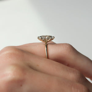 The Alison Set With A 1.5 Carat Marquise Lab Diamond