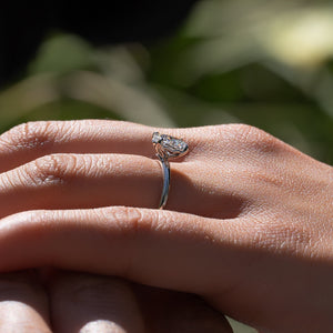 The Alison Set With A 1 Carat Oval Moissanite