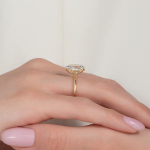 The Alison Set With A 1.5 Carat Oval Lab Diamond